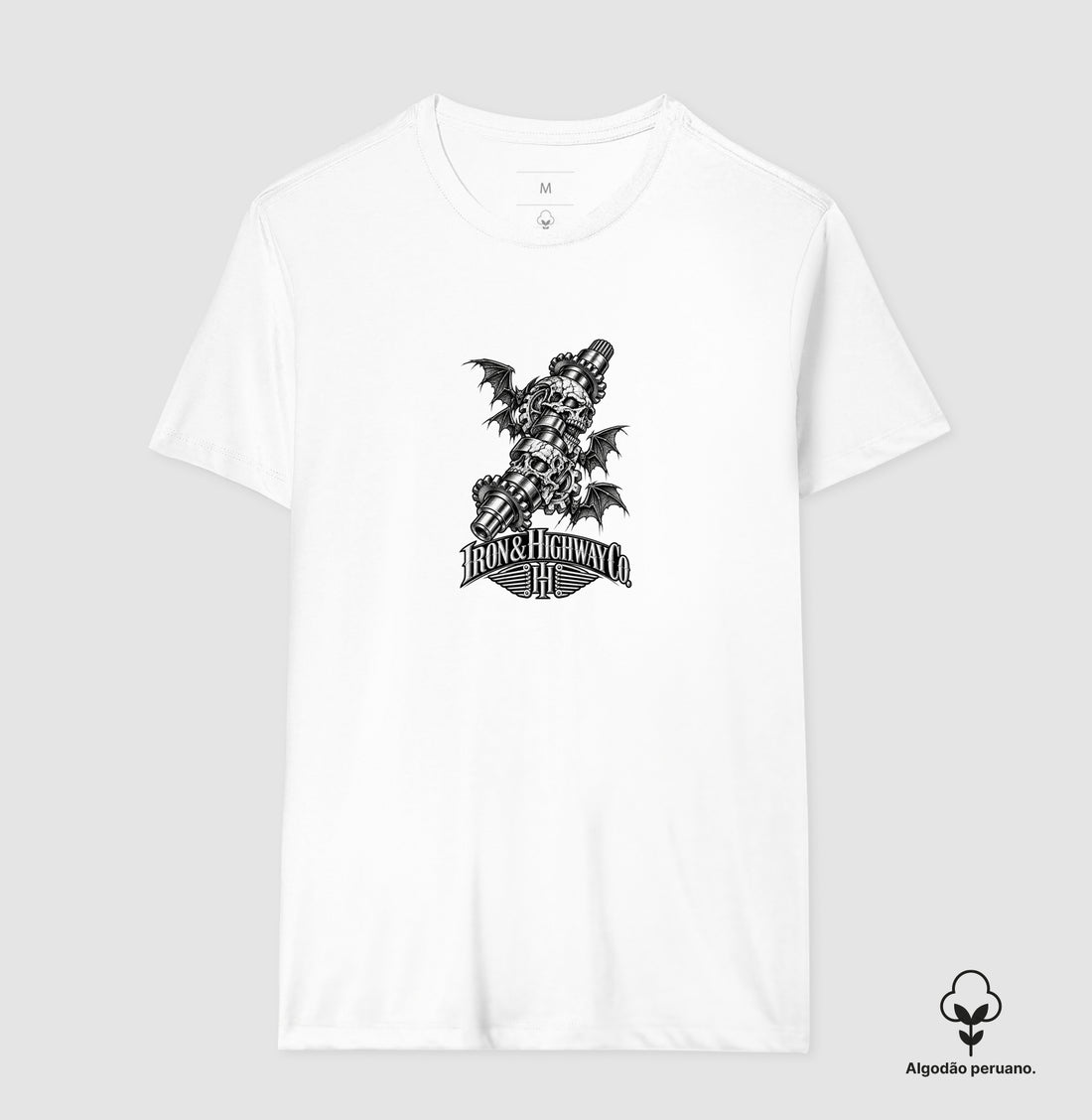 Camiseta Iron Skull Camshaft – Mechanical Darkness | Iron & Highway Co.