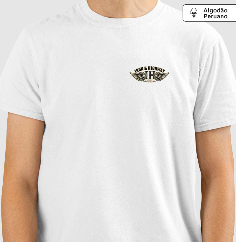 Camiseta Biker Winged IH — Iron & Highway Co.