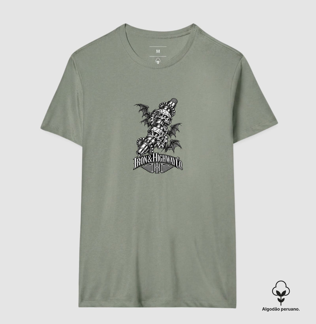 Camiseta Iron Skull Camshaft – Mechanical Darkness | Iron & Highway Co.