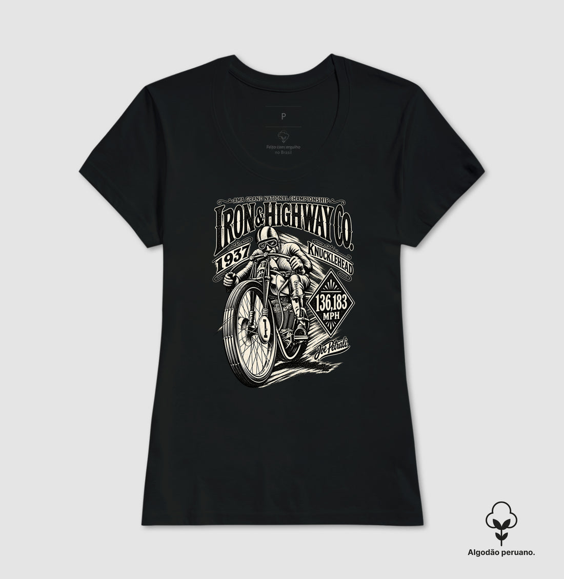 Camiseta Iron & Highway Co. — 1937 Land Speed