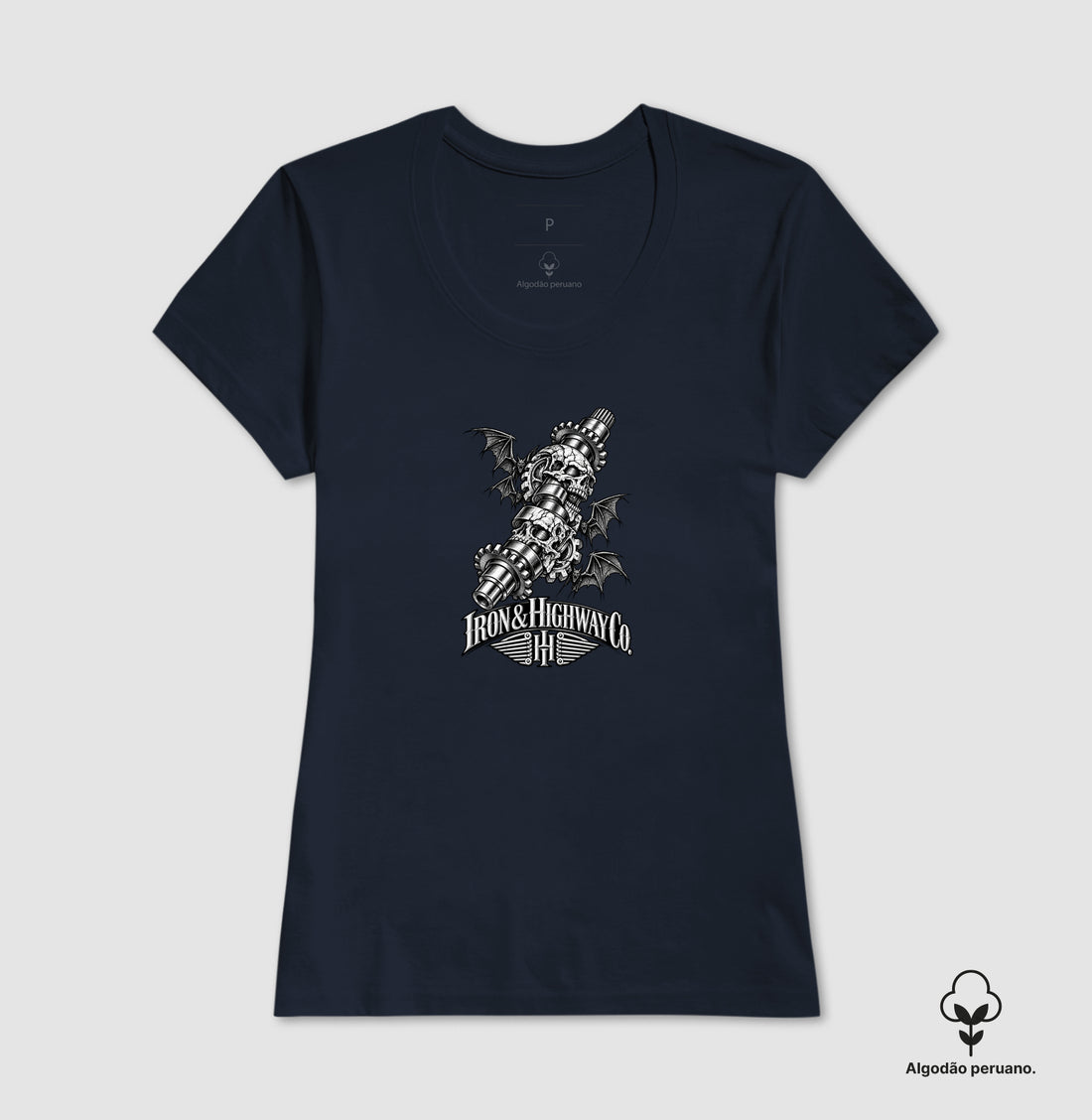 Camiseta Iron Skull Camshaft – Mechanical Darkness | Iron & Highway Co.