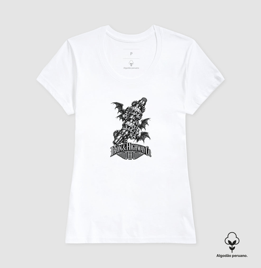 Camiseta Iron Skull Camshaft – Mechanical Darkness | Iron & Highway Co.