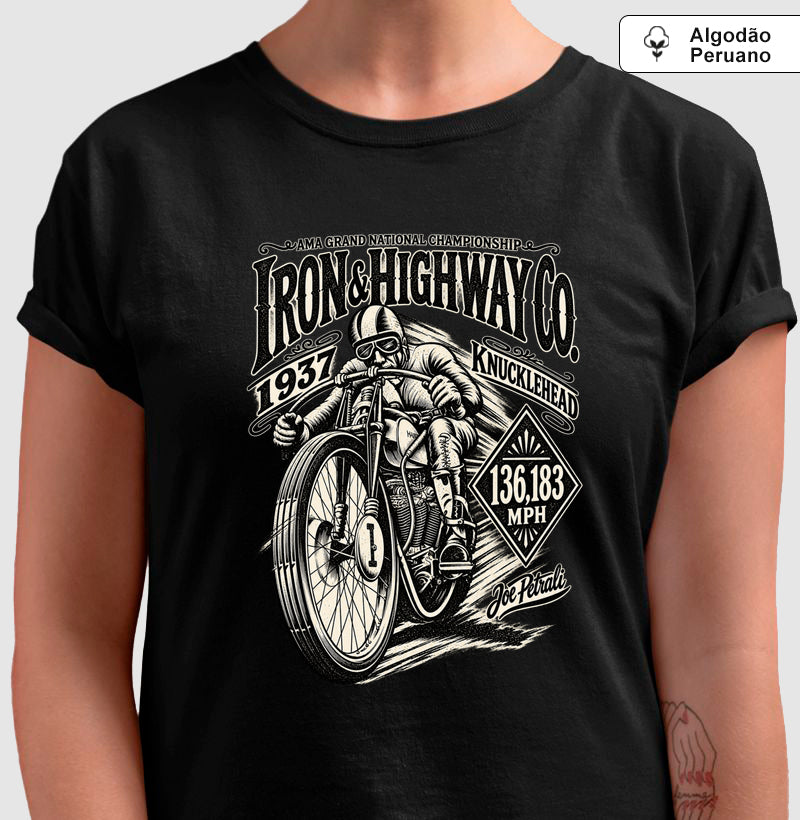 Camiseta Iron & Highway Co. — 1937 Land Speed