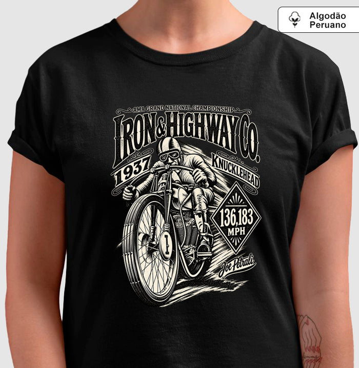 Camiseta Iron & Highway Co. — 1937 Land Speed
