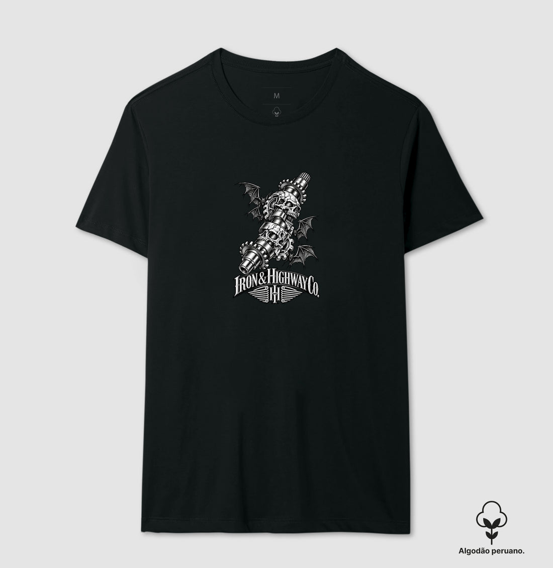 Camiseta Iron Skull Camshaft – Mechanical Darkness | Iron & Highway Co.